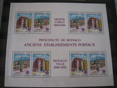 Monaco mnh 1990 europa - m/s,