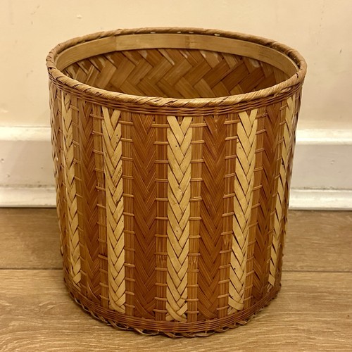 Vintage wicker woven striped - vintage,