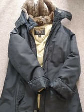 WOOLRICH Womens Winter Parka  Jacket Real FUR Hood M