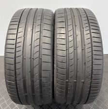 2X 235/35/ZR19 91Y XL CONTINENTAL CONTISPORT CONTACT 5P AO *6MM* TESTED TYRES