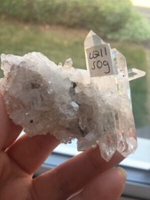 Pink Lemurian Quartz Crystal