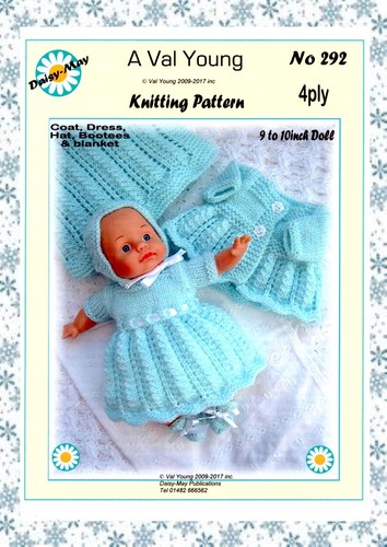 Dolls knitting pattern 292 - dolls,
