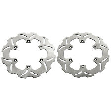 2Pcs Front Rear Brake Discs Disks for Yamaha YZ WR 125 250 1998-2000 YZ426F 2000