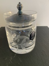 Stuart Crystal Lidded Jar Bee