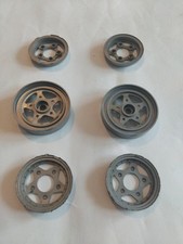Tamiya Rough Rider vintage RC 1980s front wheels (pair.) used.