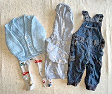 6-9 months baby boy clothes mixed outfit  bundle blue