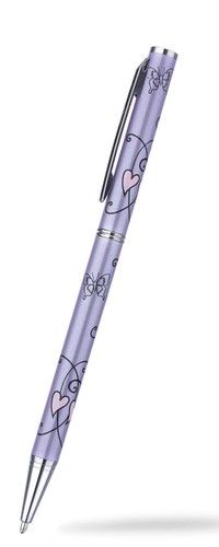 Hearts butterfly ballpoint pen - ballpoint,