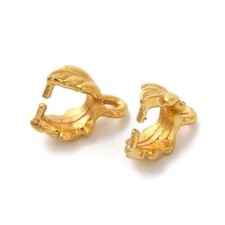 Silver Gold Plated Leaf Shape