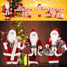18'' Xmas Standing Santa Claus Doll Decoration Figure Christmas Ornament Gift