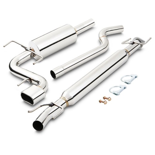 Stainless catback exhaust - stainless,
