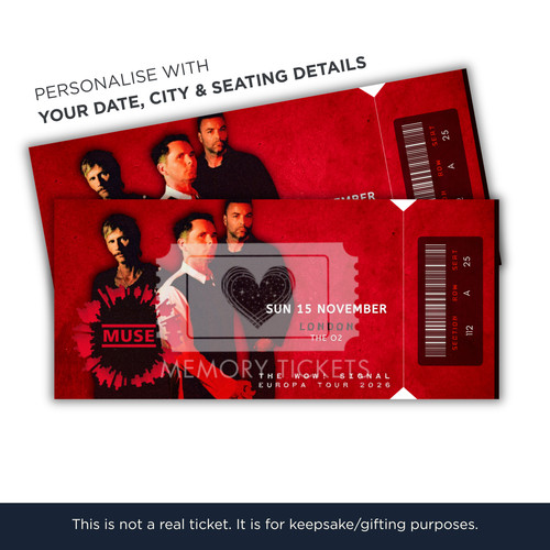 Muse souvenir ticket - ticket, |