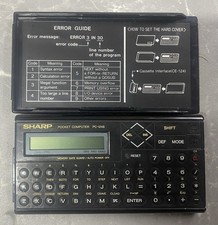 Sharp PC-1248 Vintage Pocket