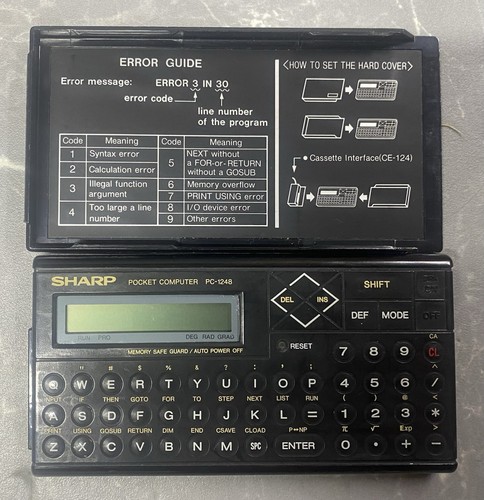 Sharp 1248 vintage - sharp, pc-1248