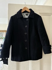Hobbs Navy Collared Wool