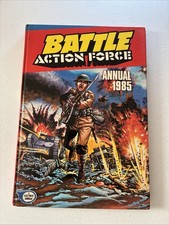 1985 Battle Action Force Annual Hardback Vintage Collectible Kids Book