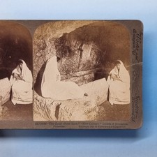 Palestine Religious Stereoview 3D C1900 New Calgary Tomb Of Jesus Jerusalem