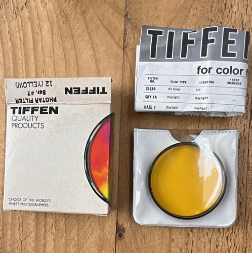 Tiffen 49mm yellow circular - 12,