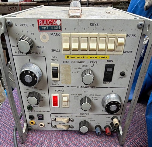 Racal test message keys unit - message,