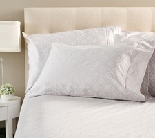 Northern Nights 400TC Air Rich Cooling Sheet Set w/ Extra Cases Queen Grey Tile