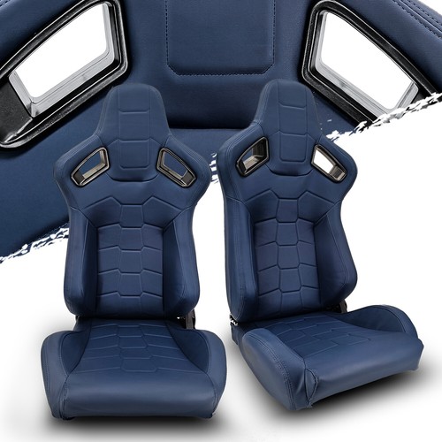 Reclinable blue pvc - blue,