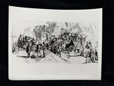 ORIGINAL HORSE RACING RACE EPSOM DERBY DAY ILLUSTRATION PRESS PHOTO TV TIMES