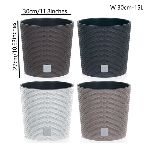 Round planter plant - flower, pot
