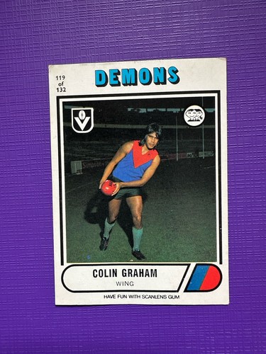 1976 scanlens vfl card 119 - scanlens, #119