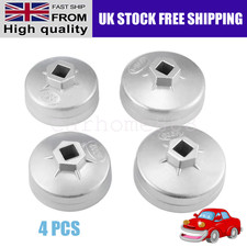 4pcs Remover For Mercedes Benz VW Audi BMW Oil Filter Wrench Socket Cap Tool