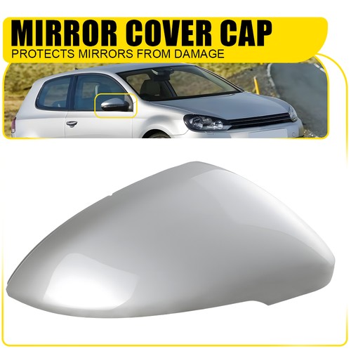 Silver door wing mirror cover - silver,