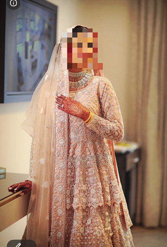 Light pink asian beaded - asian,