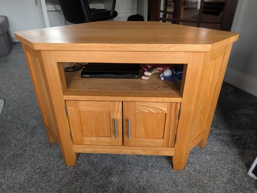 Solid light oak corner - solid,