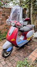 Piaggio Vespa ET4 125cc scooter for Autumn repaint and retrim project