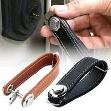 Smart Compact Leather Key Holder Keyring Organizer Keychain Tool Sober Stylish