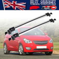For Vauxhall Corsa D E VXR Lockable Car Roof Rack Cross Bars Luggage Carrier #F