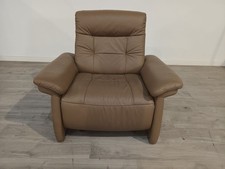 Stressless Mary Paloma Taupe Leather Armchair RRP £2554