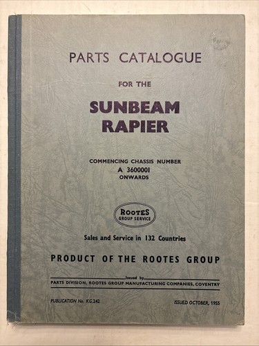 Sunbeam rapier nos parts - nos,