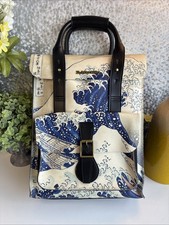 Dr. Martens x The Met The Great Wave Leather Backpack