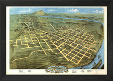 Chattanooga TN 1871 Framed