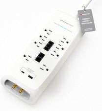 Monster Power Surge Protector w/ 4,050 Jules Rating — Heavy Duty Power Strips wi