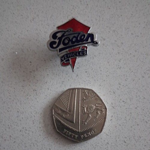 Foden vehicles pin badge - vehicles,