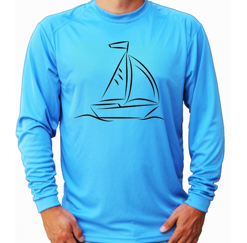 Sailboat sea ocean long sleeve - sea,
