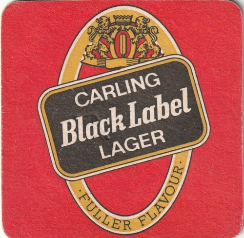 Beer mat carling - beer,