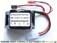 RC 5000mAh 6V NiMh SubC Hump