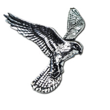 Kestrel Pewter Pin Badge