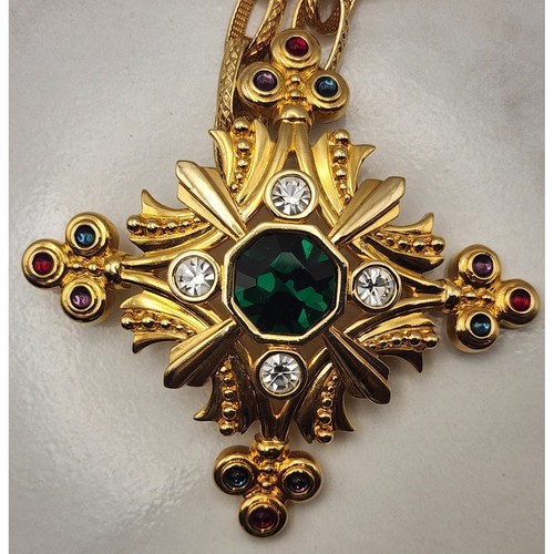 Vintage swarovski maltese gold - swarovski,