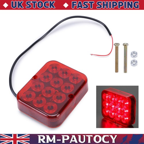 Red led rear trailer - red,