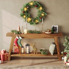 160 cm Solid Wood Console