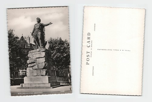 Postcard wallace statue - postcard,