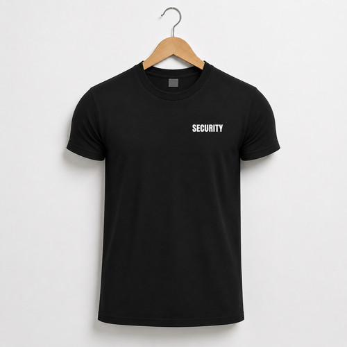 Black security polo - black, t-shirt