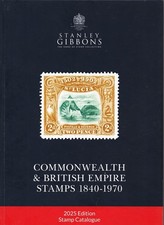 Stanley Gibbons 2025 Commonwealth & British Empire Stamps Catalogue (VG Used)